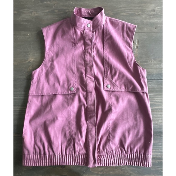Tomboy Jackets & Blazers - Vintage LeSport Tomboy Pink 100% Cotton Snap Button Boho Y2K Vest Women's Size 9